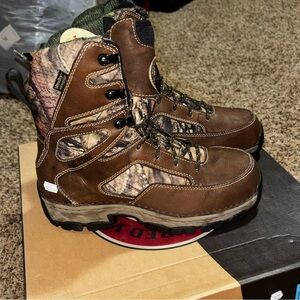 New Irish Setter Red Wing Havoc 837 1000G Mossy Oak Camo Hunting Boots Mens 8